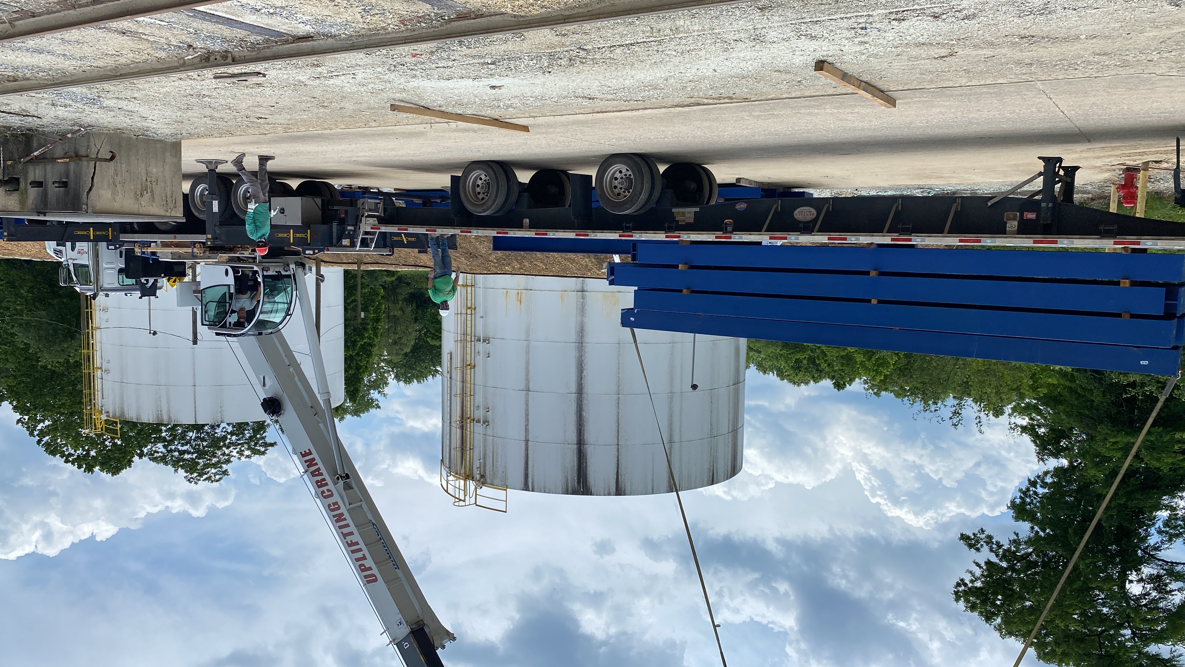 Coating line equipment in an industrial glass facility
