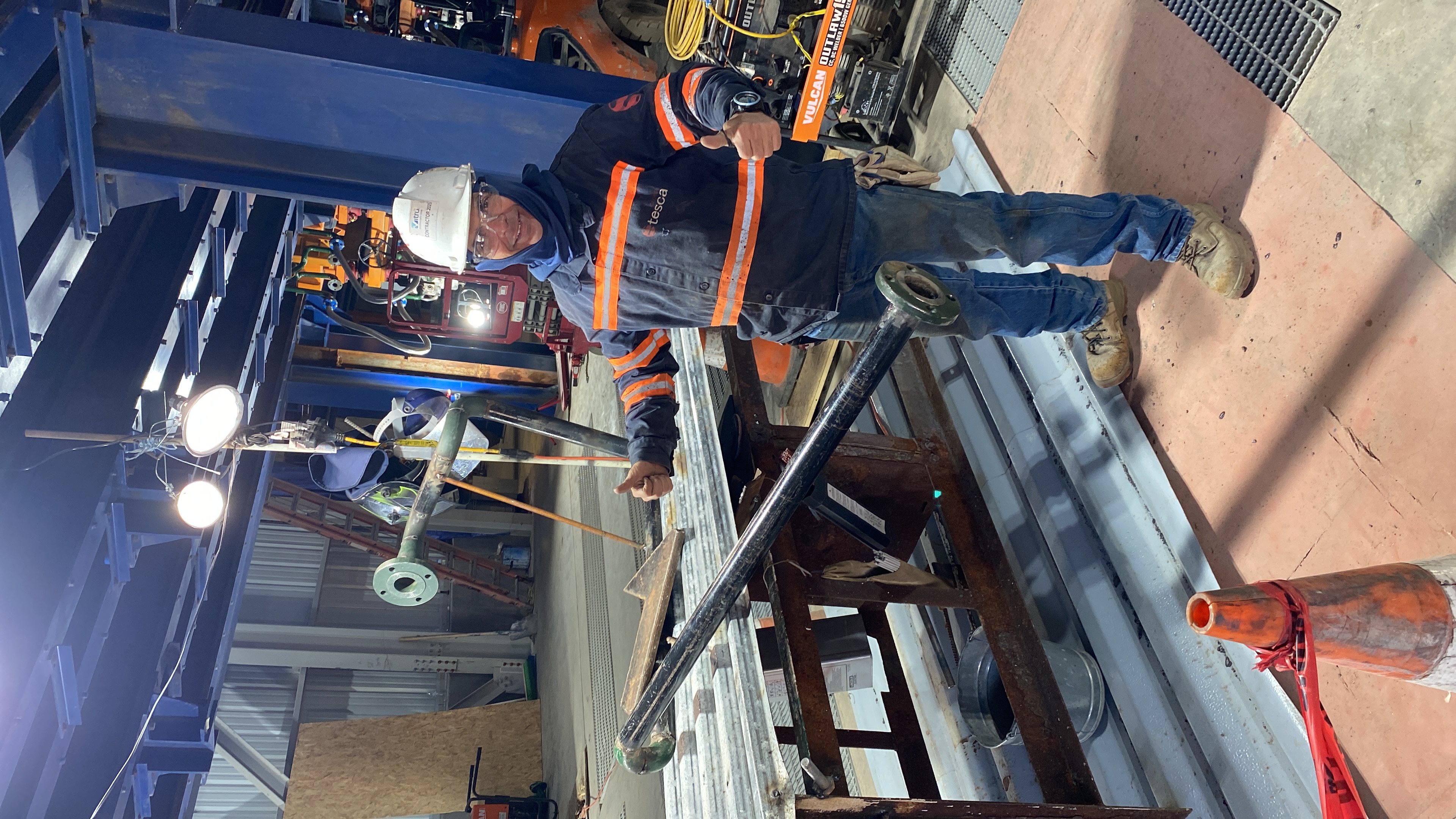 Global Tesca specialized crew working on an industrial site