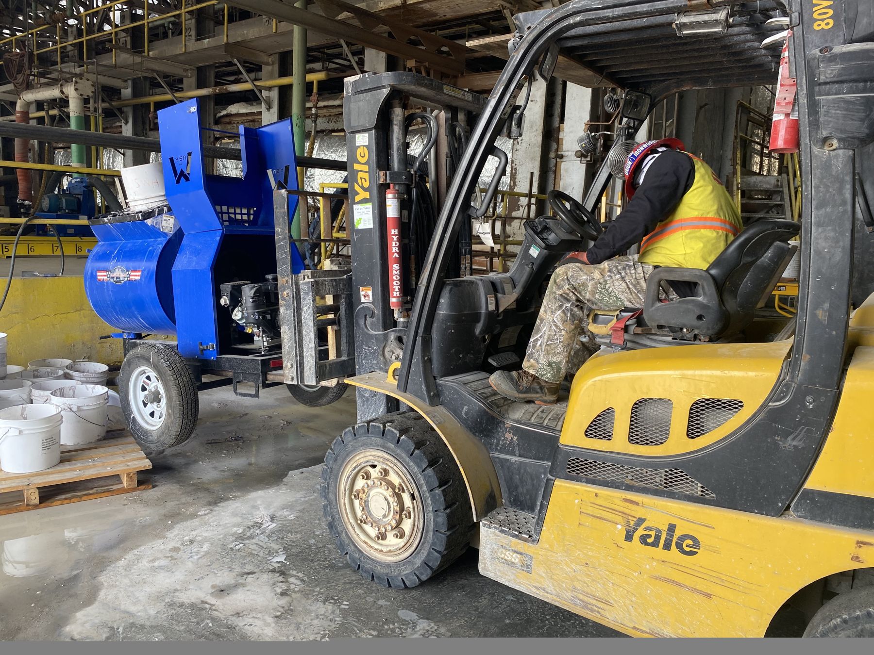 Global Tesca field personnel on an industrial project