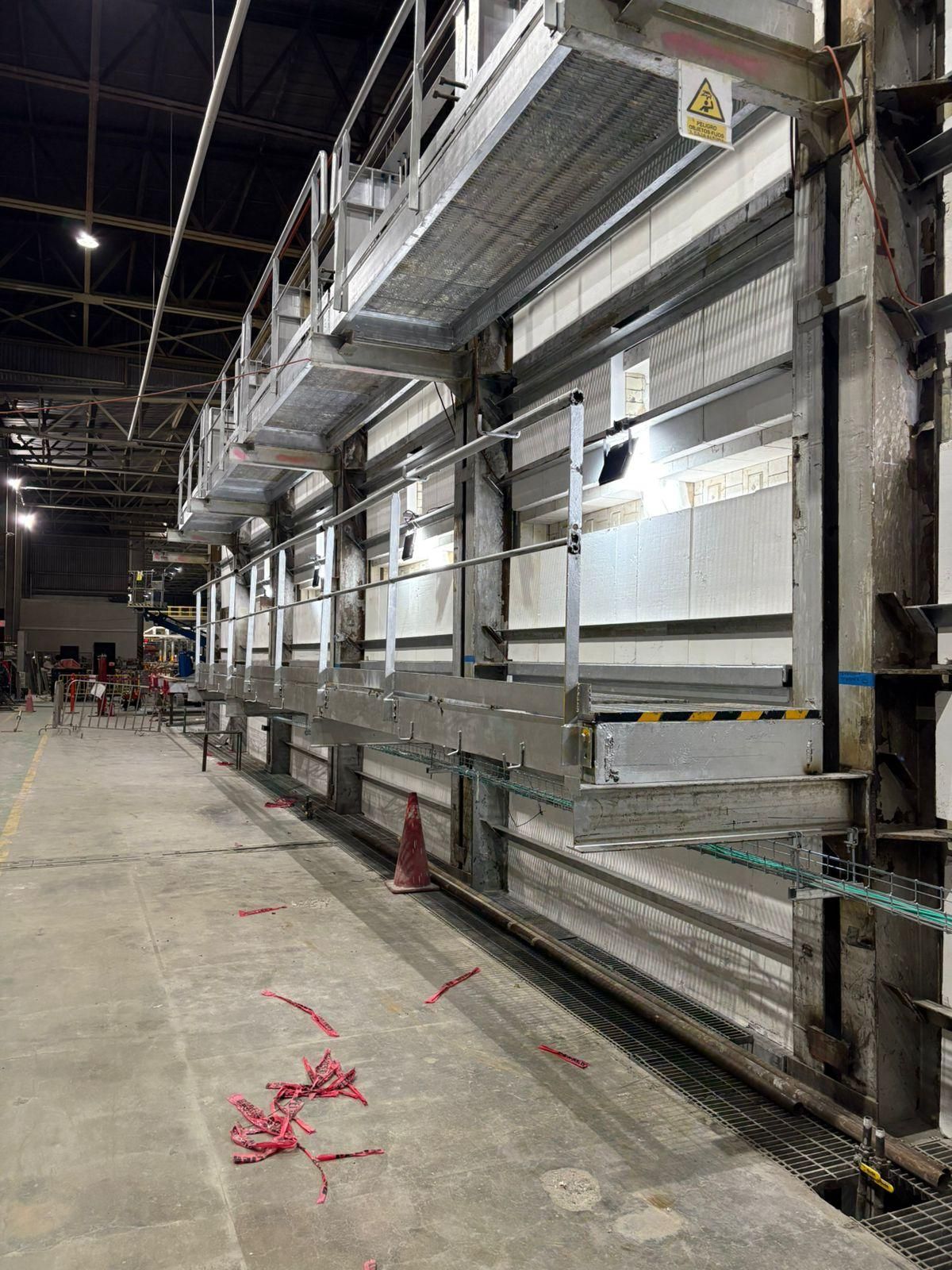 Major Structural Steel Repair on a Flat Glass Furnace — Cuautla, Morelos, Mexico