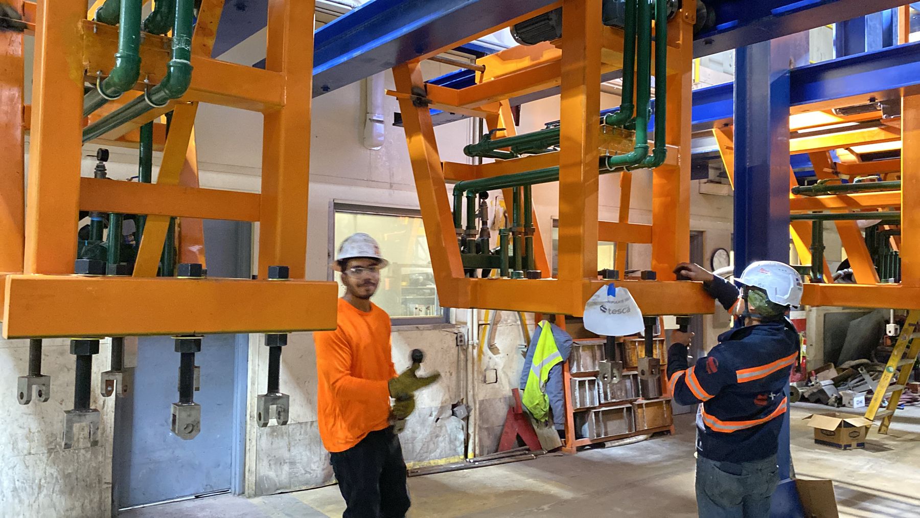 Global Tesca specialized crew working on an industrial site