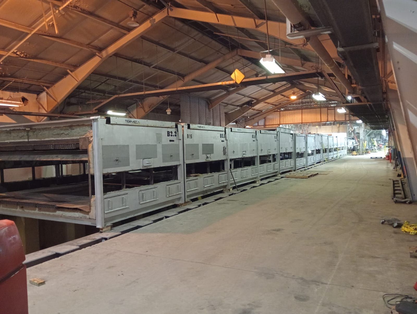 Installation of a Flat Glass LEHR on a Production Line — Meadville, Pennsylvania, USA